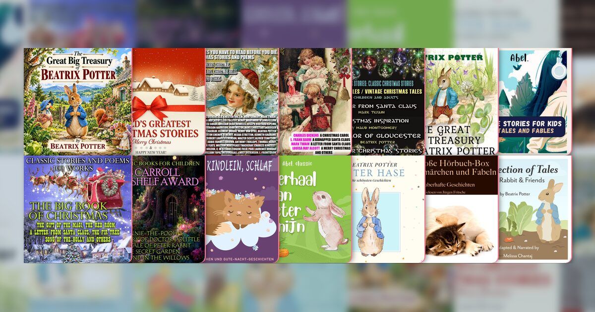 Beatrix Potter | Audiolibros con muestra de Beatrix Potter en Fabely