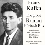 Cover von Franz Kafka: Die große Roman Hörbuch Box von Kafka, Franz