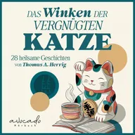 Das Winken der vergnügten Katze