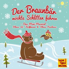 Der Braunbär möchte Schlitten fahren