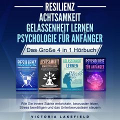 RESILIENZ | ACHTSAMKEIT | GELASSENHEIT LERNEN | PSYCHOLOGIE FÜR ANFÄNGER - Das Große 4 in1 Buch: Wie Sie innere Stärke entwickeln, bewusster leben, Stress bewältigen und das Unterbewusstsein steuern