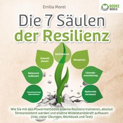 Die 7 Säulen der Resilienz: Wie Sie mit den Powermethoden eiserne Resilienz trainieren, absolut Stressresistent werden und eiserne Widerstandskraft aufbauen (inkl. vieler Übungen, Workbook und Test)