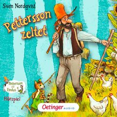 Pettersson und Findus. Pettersson zeltet