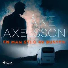 En man steg av bussen
