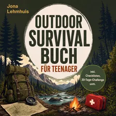Outdoor Survival Buch für Teenager: Der Praxisguide für spannende Abenteuer in der Natur mit Orientierung, Notfallrucksack und Erster Hilfe - inkl. Checklisten, 30-Tage-Challenge uvm.