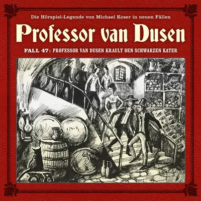 Cover of Die neuen Fälle, Fall 47: Professor van Dusen krault den schwarzen Kater by Freund, Marc