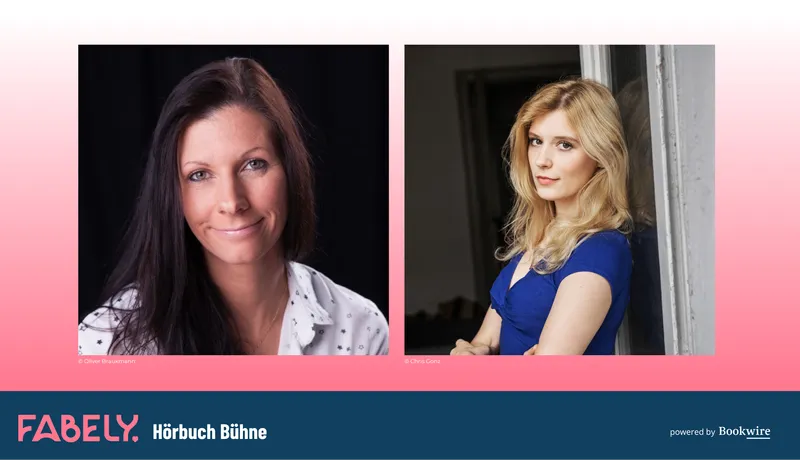Autorin Jennifer Wellen und Sprecherin Hannah Baus stellen ihr Hörbuch Rosebay Hope – Ein Neuanfang in Irland vor.“
