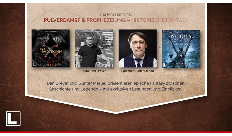 Dan Dreyer & Günter Merlau lesen aus Richard und der Schwur des Müllersohns und Nachtstein